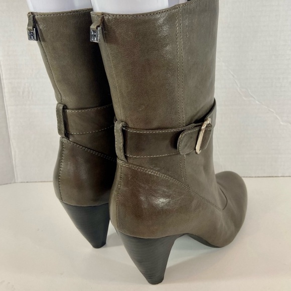 Rudsak Taupe Leather 3/4 Boots Size 39 - Picture 5 of 8